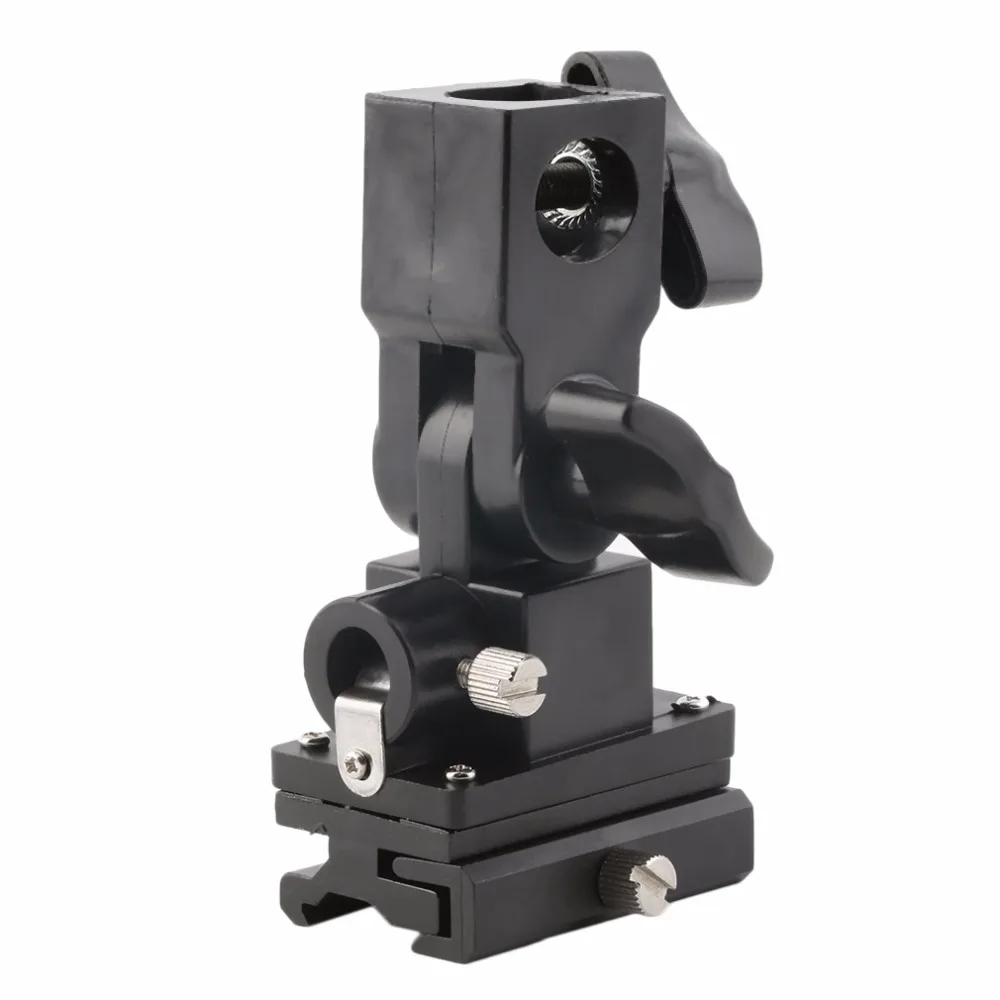 FU-SOB Universal B Type Multifunction Holder LED Flashlight Umbrella Swivel Light Stand Bracket For Camera | Электроника