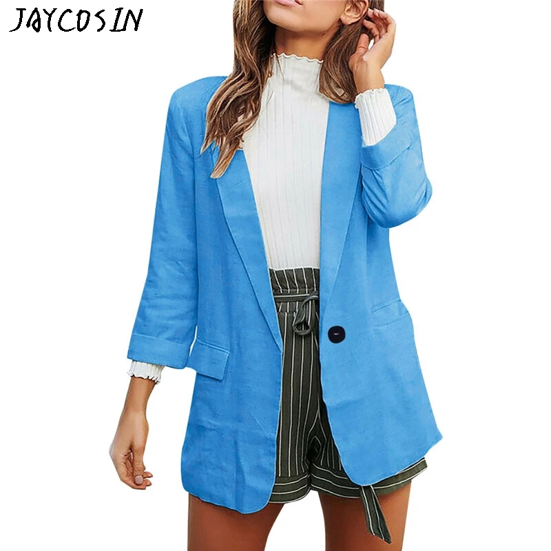 JAYCOSIN 2019 индивидуальное пальто модная женская одежда с длинным рукавом Открытый