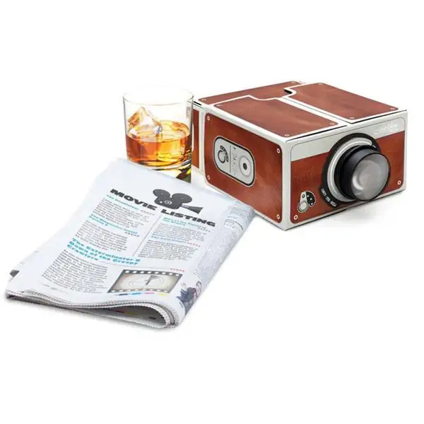[Горячая Распродажа DIY 3D проектор картонный мини-проектор для смартфона