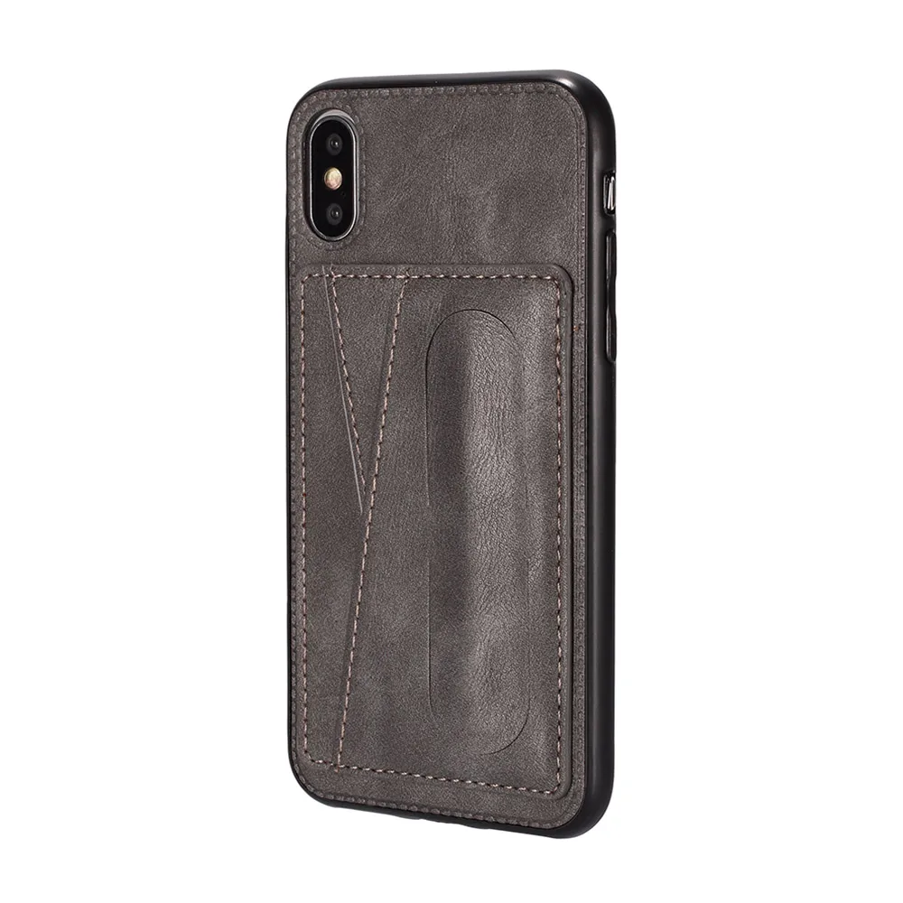 Gray KISSCASE samsung a50 чехол samsung a70 чехолsamsung a50 case samsung a70 case чехол для samsung Galaxy A70 A50 A30 A20 слот для карт PU кожаный чехол-подставка для samsung Note 10 Plus 10 9 S10 S9 - Цвет: Gray
