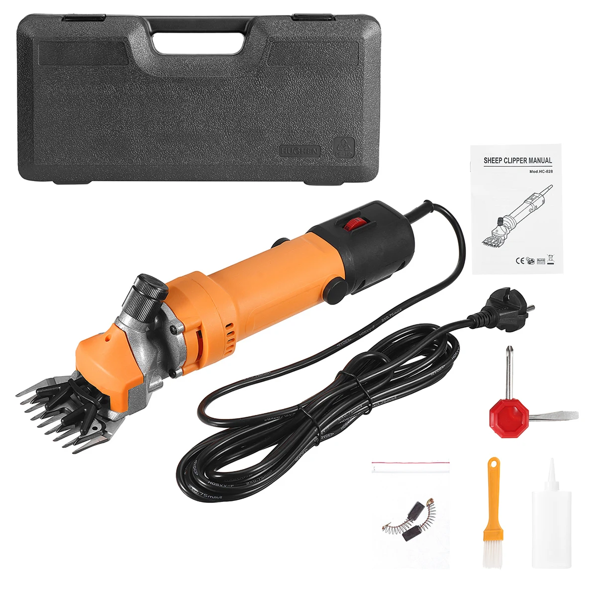 

1200W 110V/220V 6 Gears Speed Electric Sheep Goat Shearing Machine Clipper Farm Shears Cutter Wool scissor Cut Machine