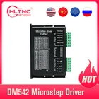Драйвер шагового двигателя DM542 upgrade Nema 23 DC 18-48V 4.2A для NEMA23 Motor 57 motor CNC router контроллер для 3D принтера