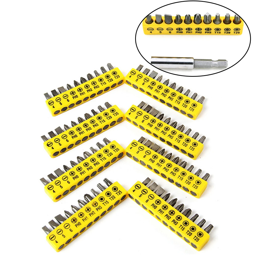 

10pcs/Set Electric Alloy Steel Screwdriver Bits For Screwdriver Set Multifunctionl Versatile Screwdrivers