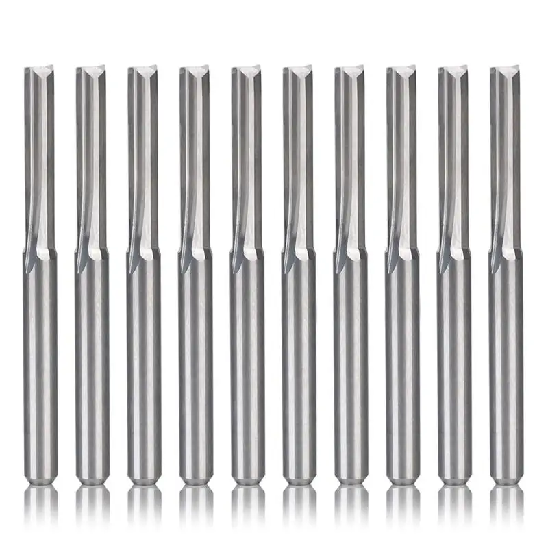 

Фрезы ЧПУ с 2 канавками, 3,175 мм, 10 шт.