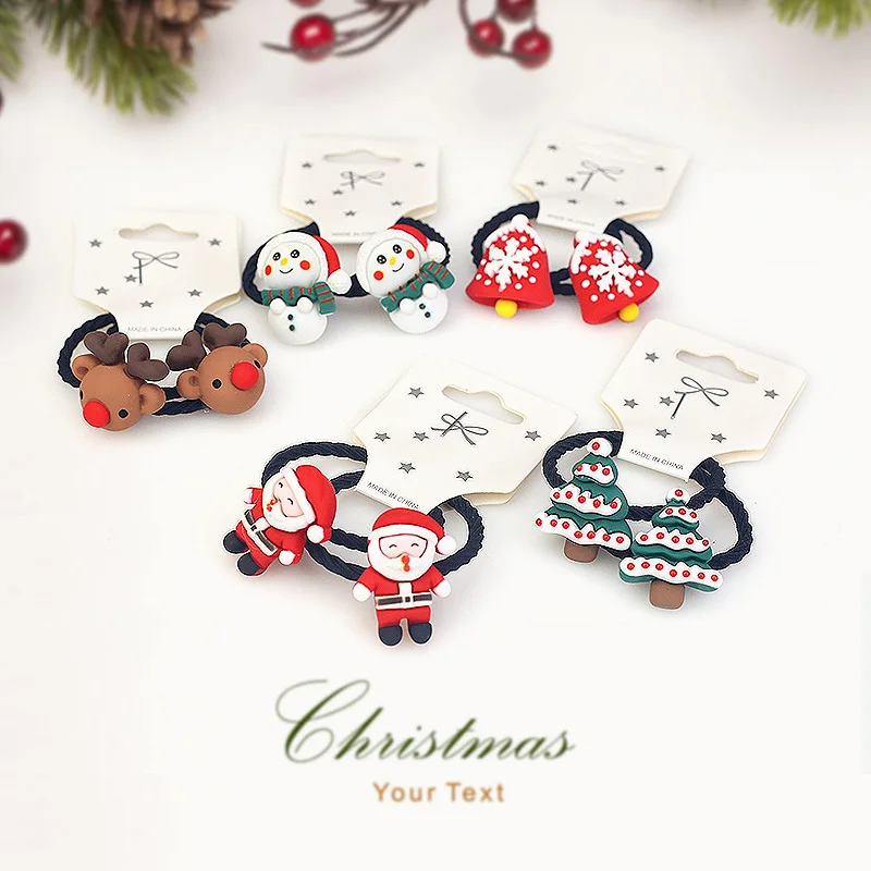 

Cartoon Christmas baby headgear Christmas girl hairpin hair ornaments are exquisite and beautiful, a variety of options gift