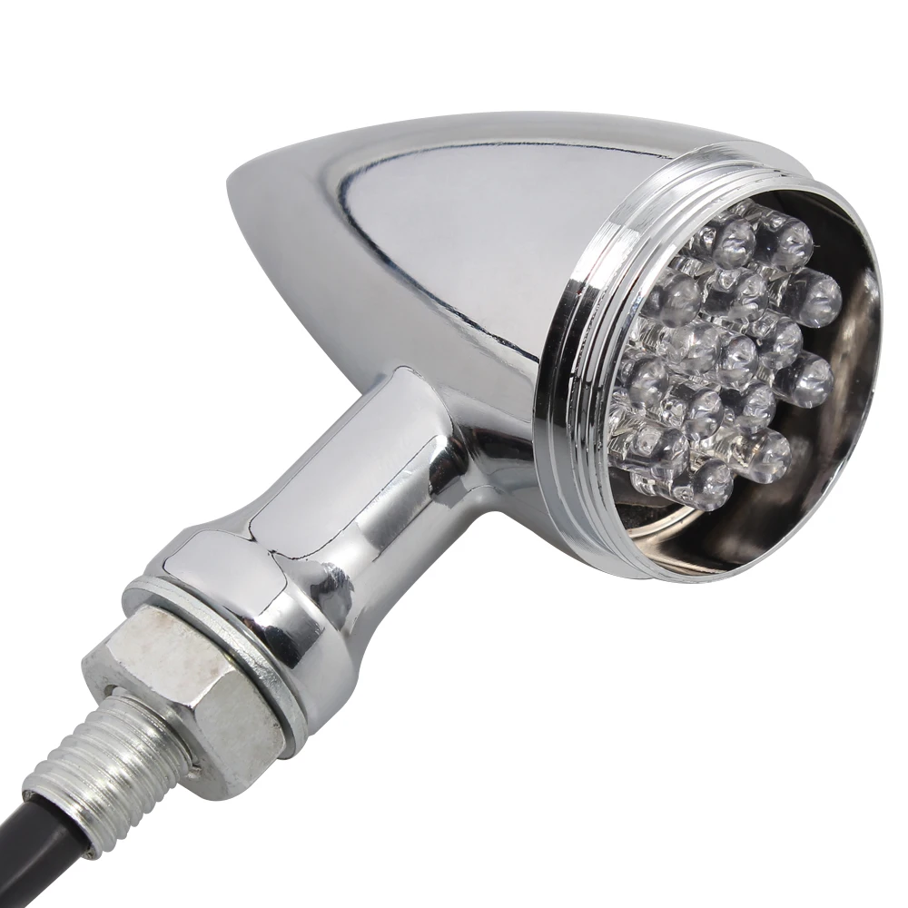 Мотоцикл 1 пара светодиодными стоп-сигналами металлический корпус шоры мигалки 10