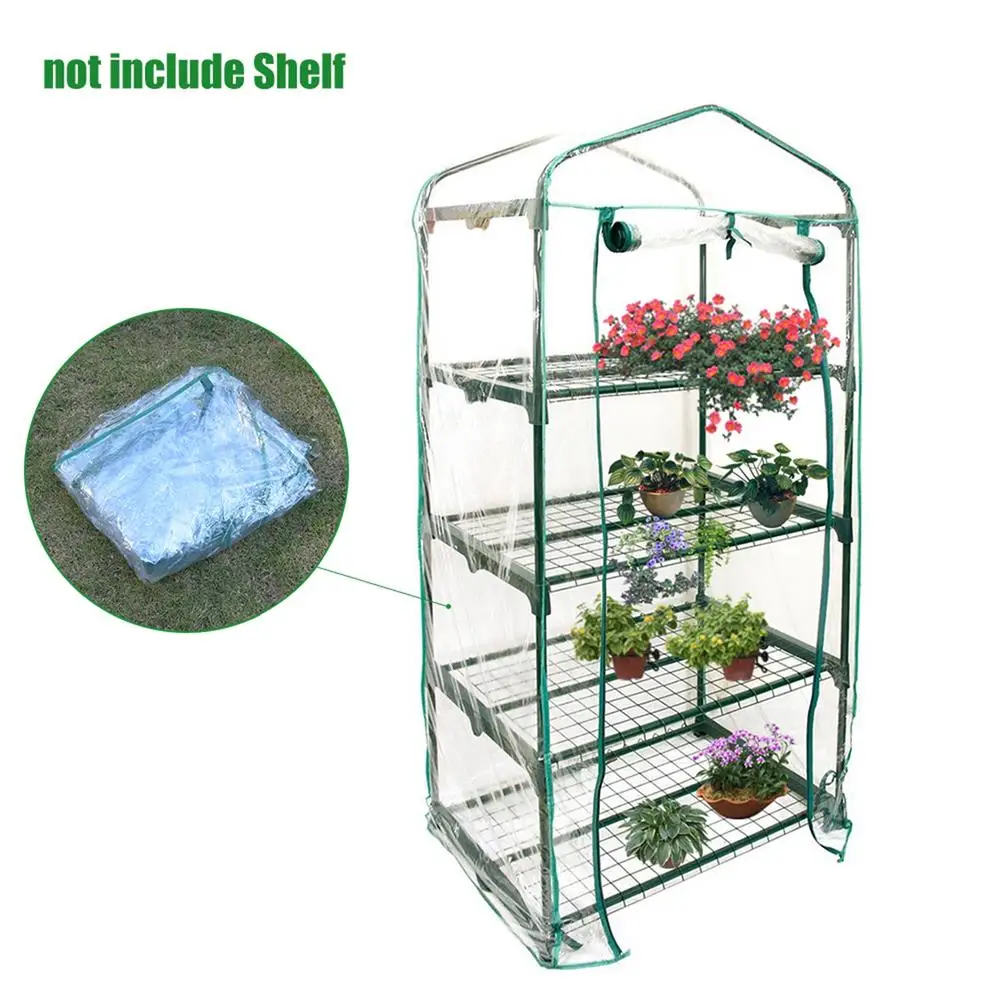 

PVC Warm Garden Tier Mini Household Plant Greenhouse Cover (without Iron Stand)