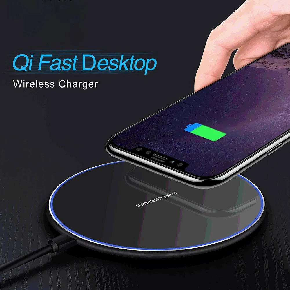 

15W Phone Wireless Charger Station for Iphone 11 Samsung Charger Mobile Wireless Charging Pad for Samsung