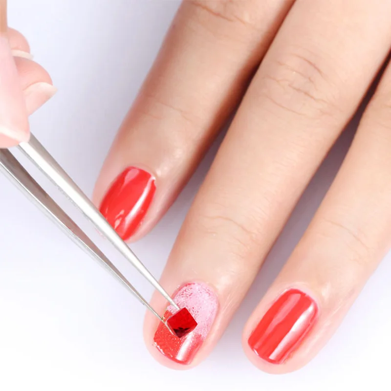 10 шт. большие квадратные 3D искусственные украшения для ногтей|Стразы и украшения|