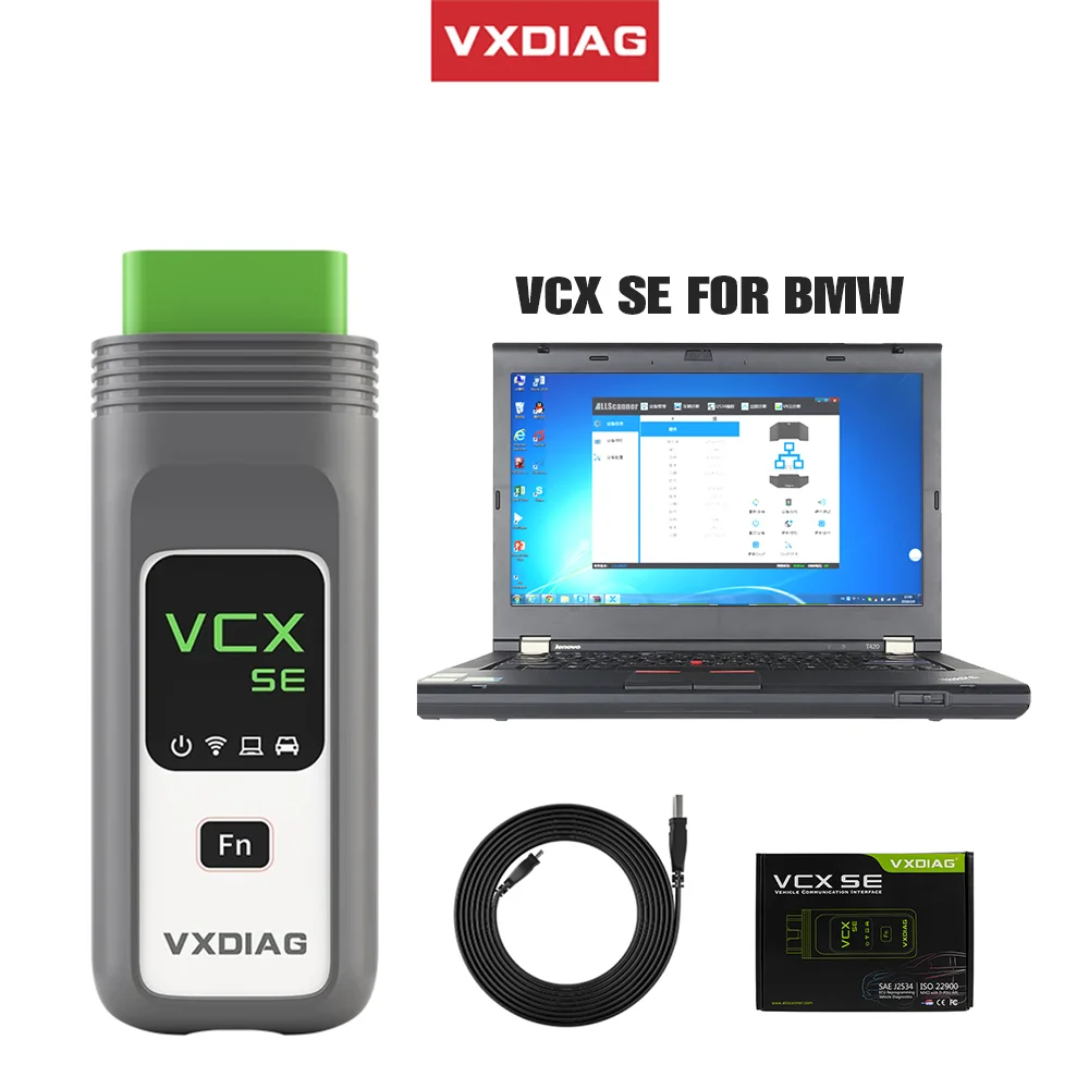 Диагностические инструменты VXDIAG VCX для BMW ICOM OBD2 сканер кодов неисправностей