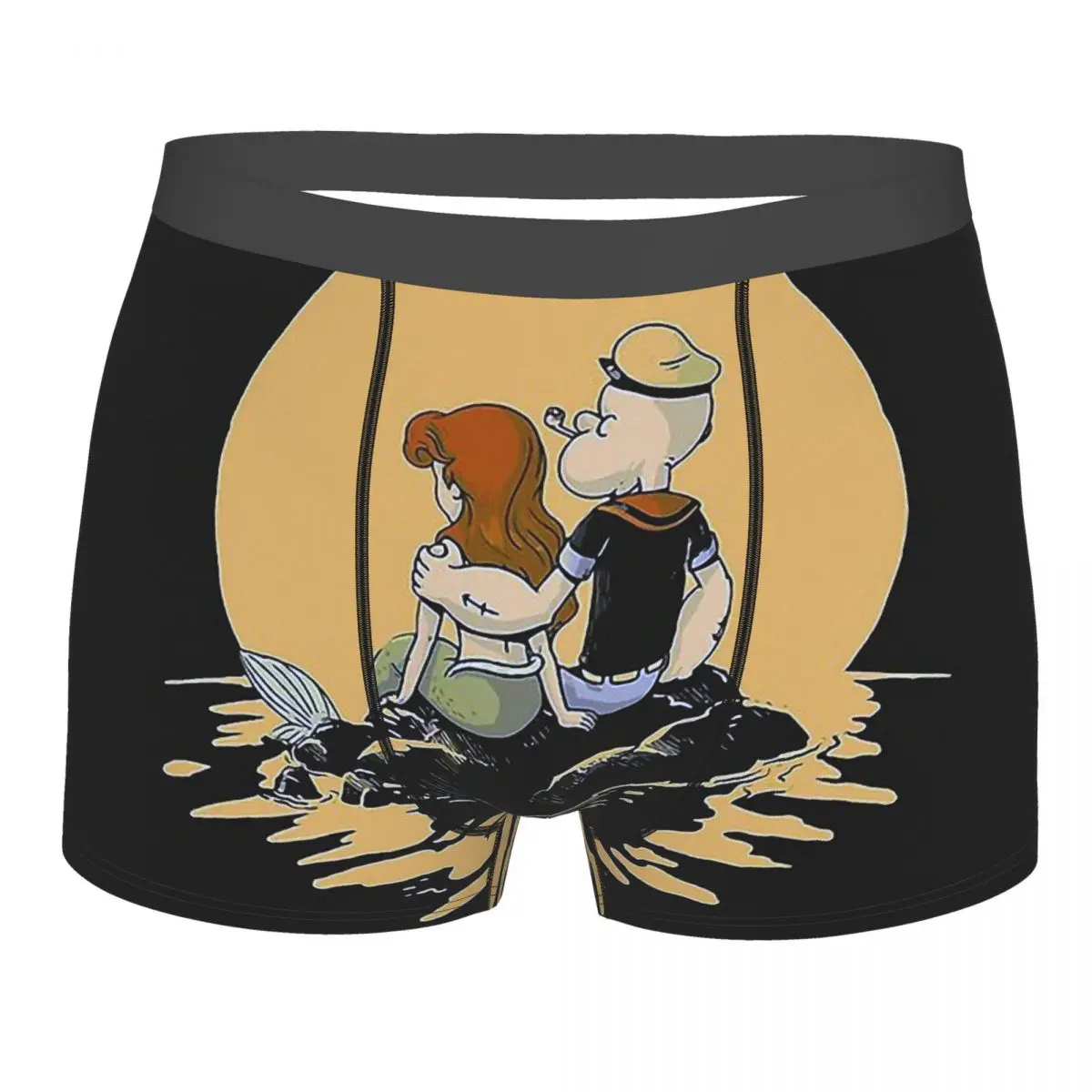 

Men Women Popeye the Sailor Comic books Underpants Homme Panties Male Underwear Print Shorts Boxer Briefs