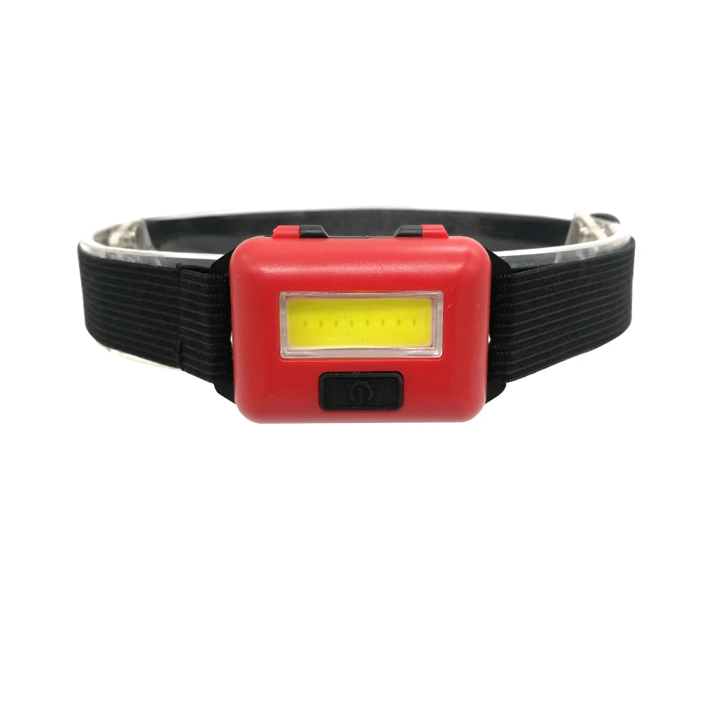 Red Aukelly COB светодиодный налобный фонарь мини 3 режима Водонепроницаемый фонарь наружный налобный фонарь аварийный фонарь AAA Кемпинг Рыбалка бег - Испускаемый цвет: Red