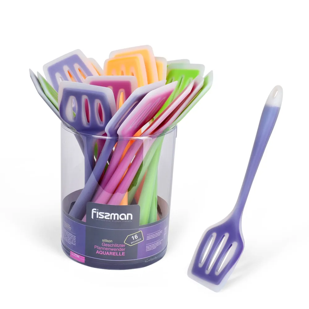 Fissman силиконовый щелевой Тернер с длинной ручкой кухонный Accessories-1pcs