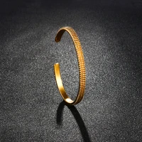 2021 womens stainless steel jewelry bangles on hand luxury adjustable cuff gold color bracelets jewelry gifts