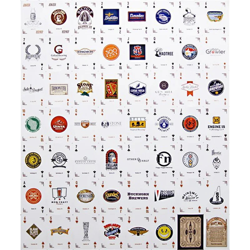 Ремесленные пиво игральные карты Новые покерные для волшебной коллекции