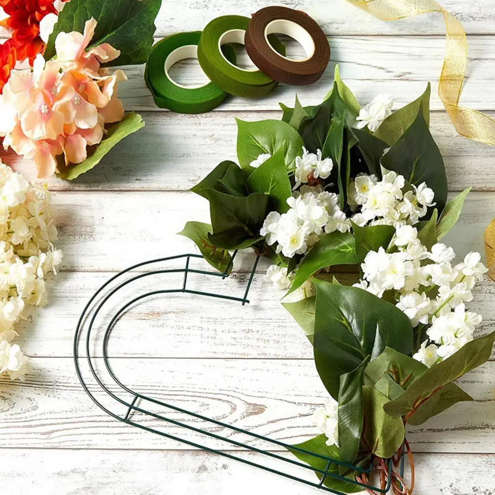 

Metal Fashion Heart Shaped Wire Wreath Form Reusable Wreath Frame Wreath DIY for Party