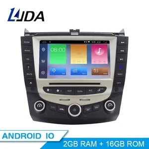 Автомобильный DVD-плеер LJDA 7 дюймов 2 DIN Android 10 для Honda Accord 2003 2004 2005 2006 2007 Радио Аудио WIFI Canbus GPS навигация BT