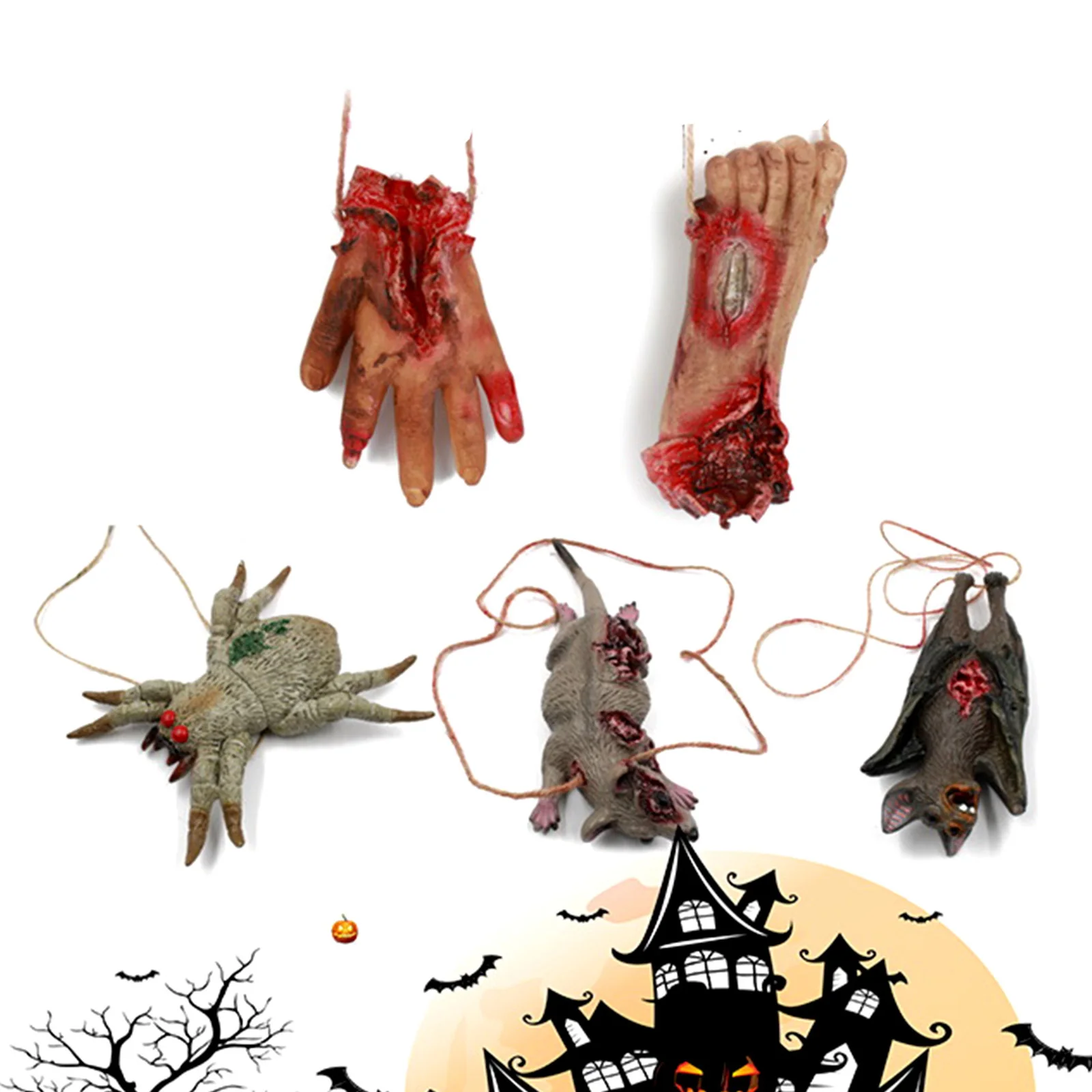 Горячая Распродажа Хэллоуин кровяной реквизит ручная/пальцевая/с