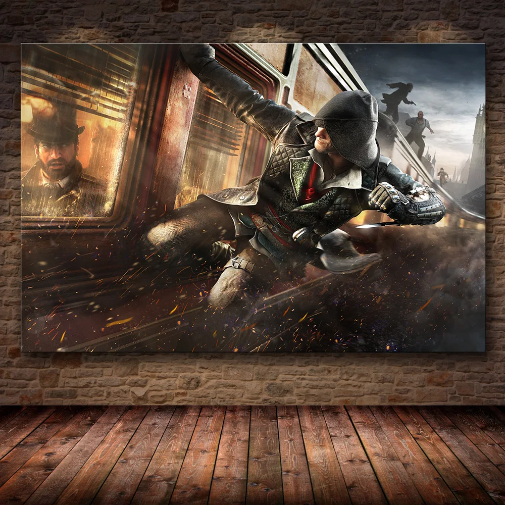 23 Без рамки игра Плакат Украшение живопись Assassin's Creed на HD холсте Картина на холсте художественный плакат стены искусства холст - Цвет: 23