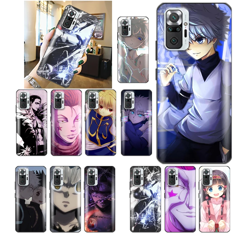 

Hunter X Hunter Kurapika Phone Case For Redmi Note 10 10X 10T Pro 4G 5G Shockproof Anime Waterproof Designer Luxury