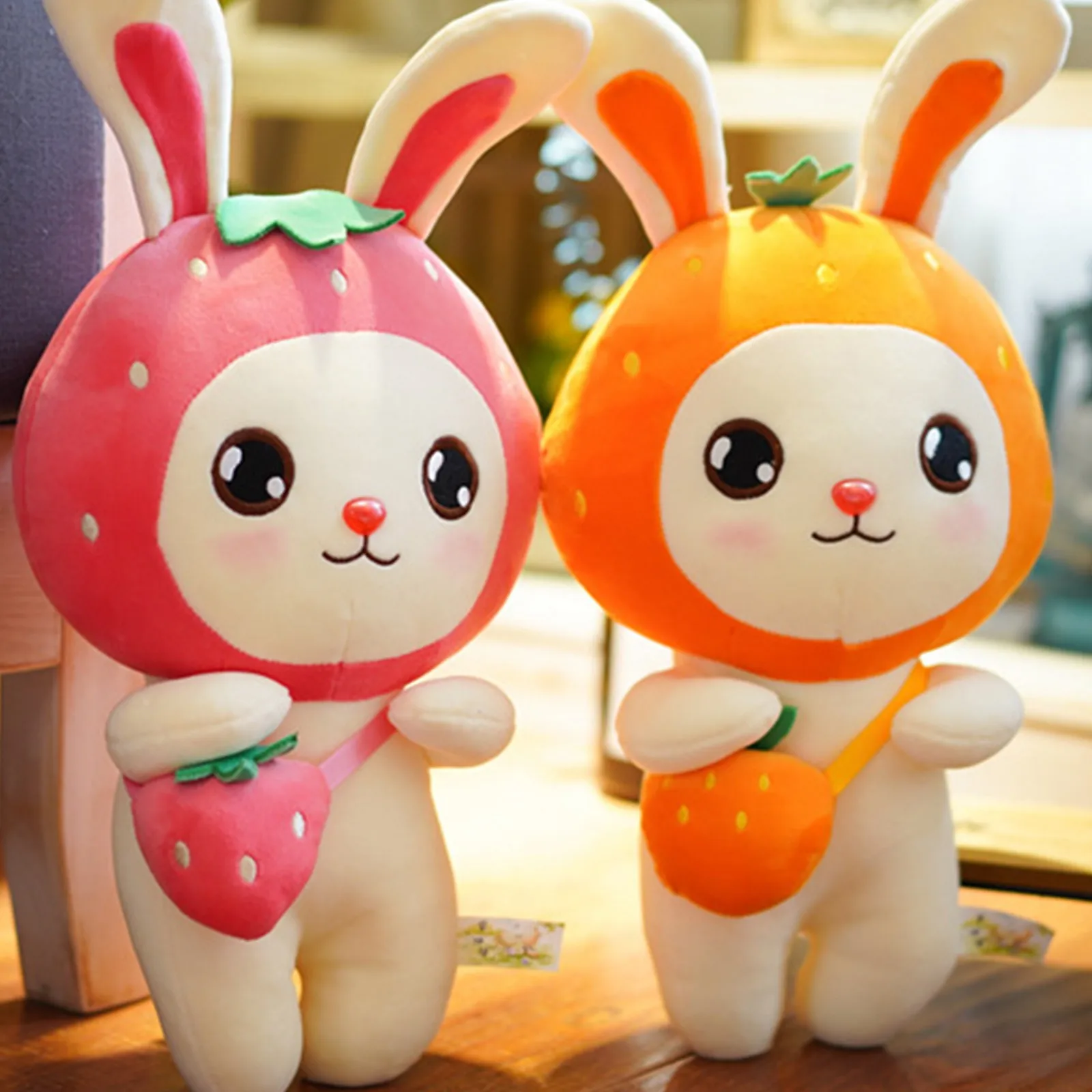 

kawaii toys Plush Stuffed Toy Easter Scarf Cute Cute Bunny For Kids Holiday Gifts kawaii stuffed animals toys for boys and girls