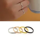 Простые гладкие обручальные кольца из титановой стали, розовое золото, антиаллергенные, бижутерия для мужчин и женщин, подарок KK002