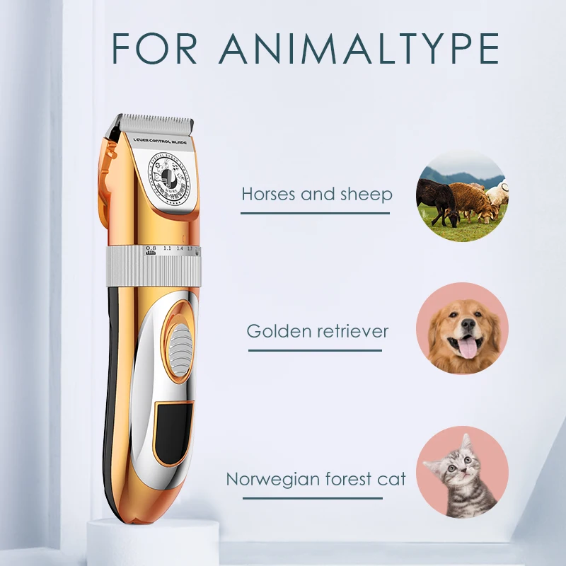 Электрическая машинка для стрижки волос профессиональный триммер домашних