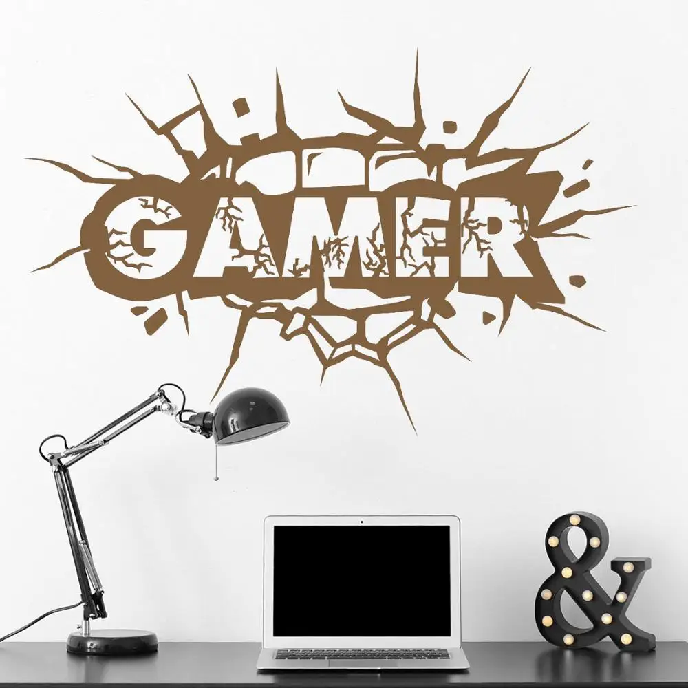 Новое поступление настенные виниловые наклейки для игр игровых художественные