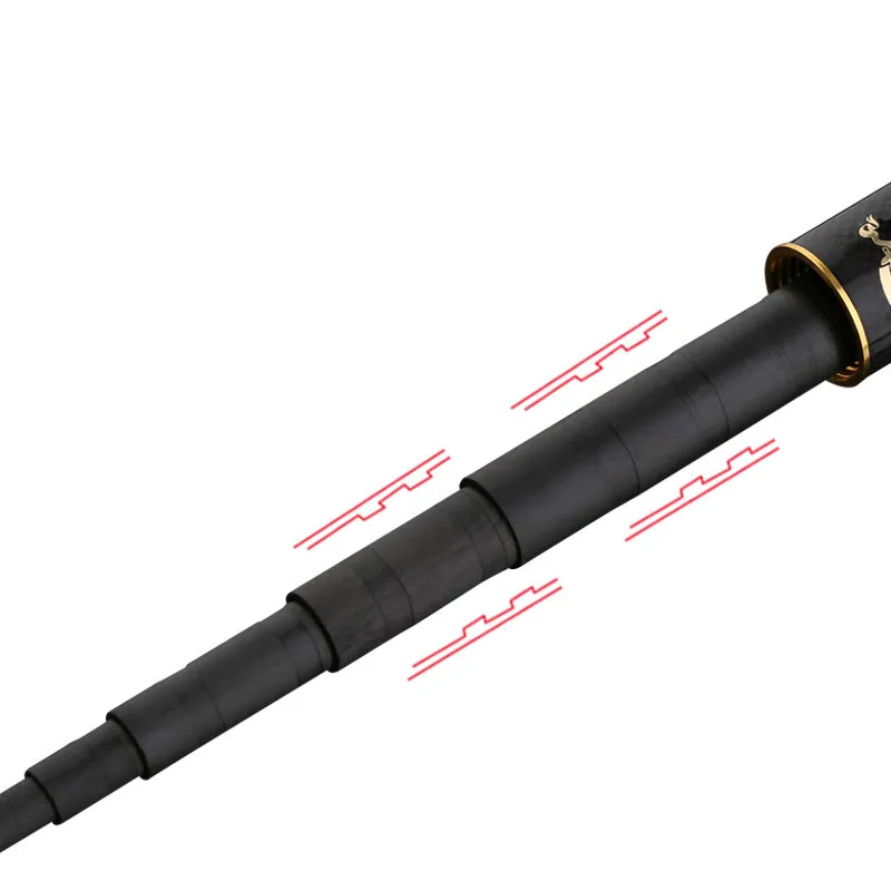 30T Carbon Fishing Rod Ultra Light Super Hard Stream Cane Short Section Hand Vara De Pesca 28 Tonalty Hand Pole Telescopic Peche enlarge