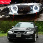 Головной светильник YibayTom WHITE 6000K CCFL, гало, ангел, глаза демона, комплект, ангельские глазки светильник для Mazda6, Mazda 6, Mazdaspeed6 2002-2008
