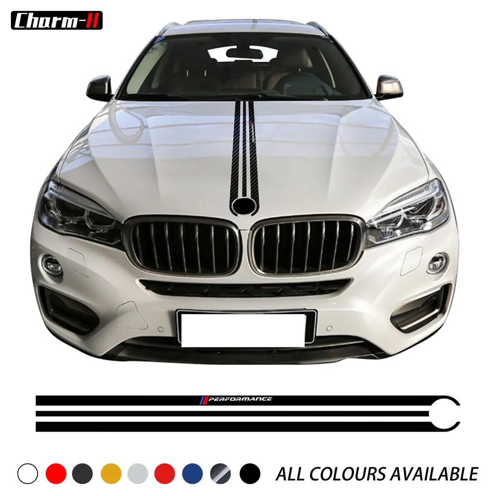 

Car Hood Sticker M Performance Engine Cover Bonnet Decal For BMW X6 G06