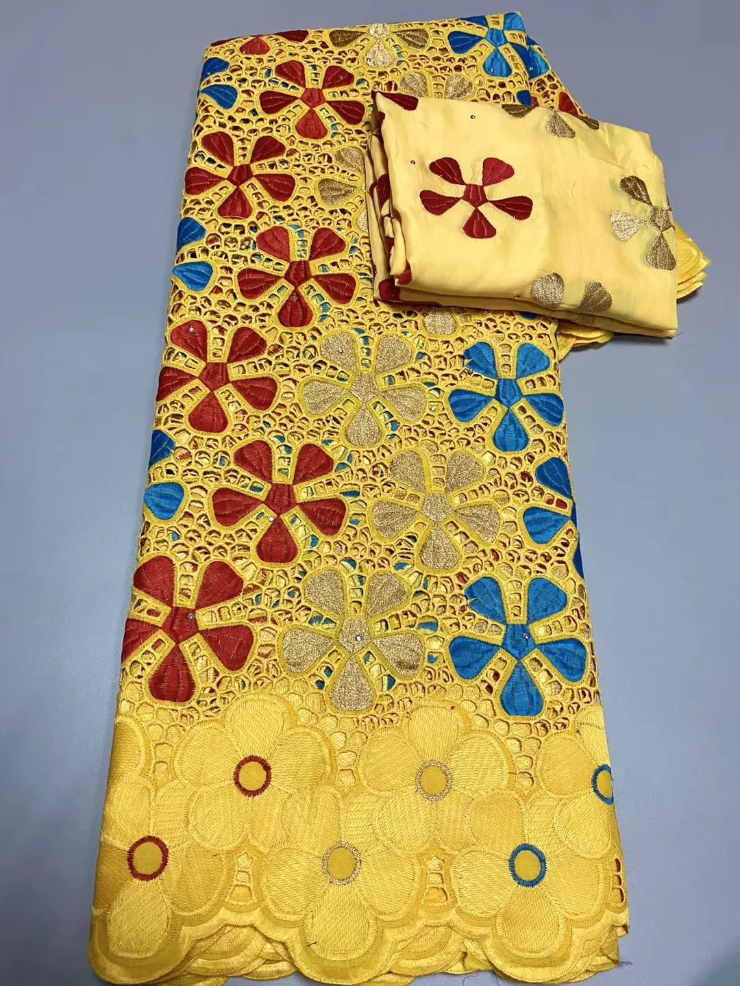 STILL FLY Soft Cotton Lace Fabric Swiss Voile In Switzerland Dubai With Stoens For Women 7yard/lot | Дом и сад