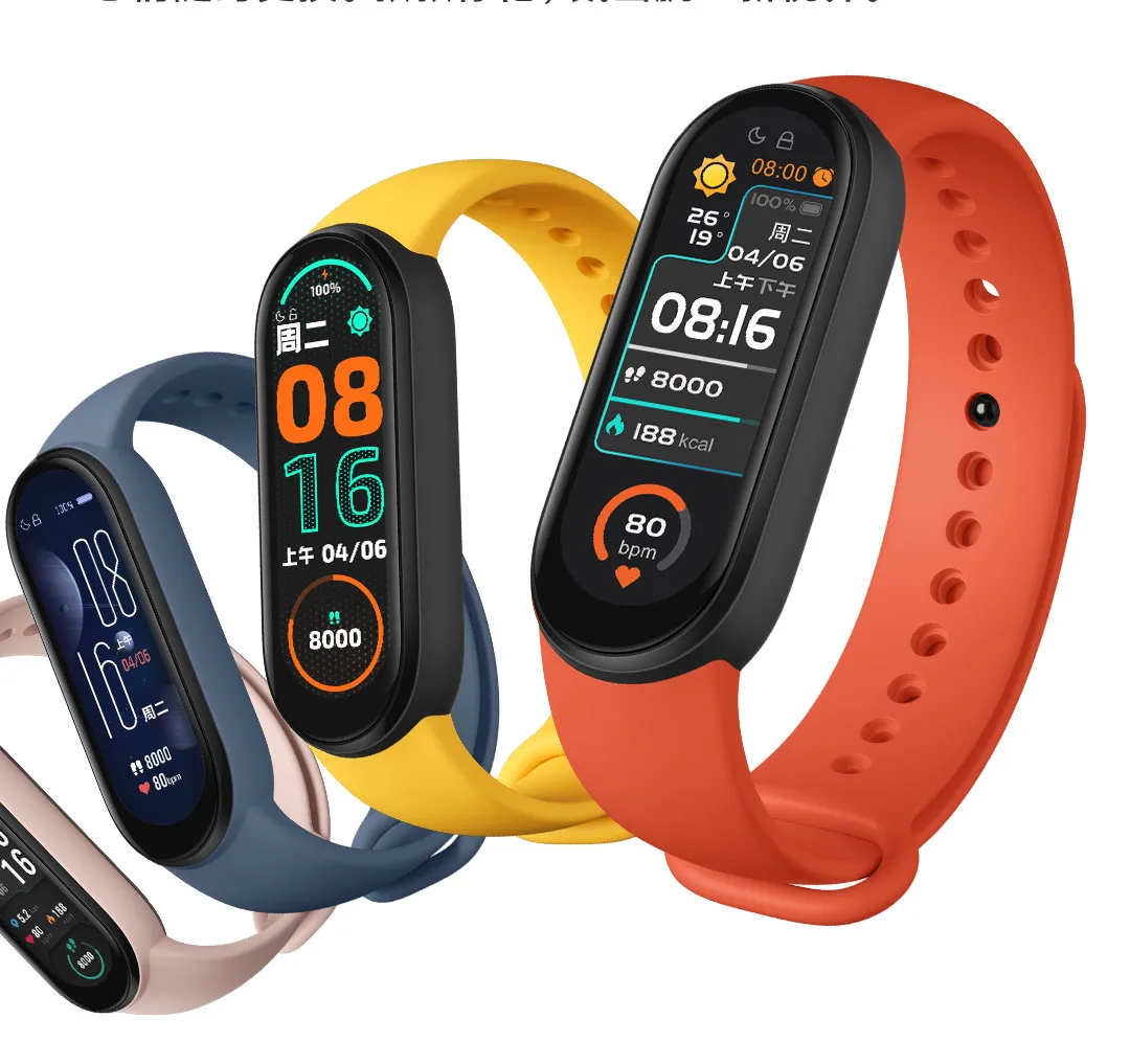 

Official Original Silicone Strap For Xiaomi MI Band 6 Wristband Replacement Bracelet For MI Band 6 Rubber Watchband Accessories