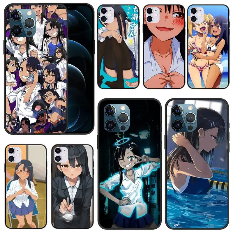 

Nagatoro san anime Phone Case for iphone 12 13 Mini SE 2020 5 5S 6 6S Plus 7 8 Plus X XR XS 11 Pro Max Fundas Coque cover