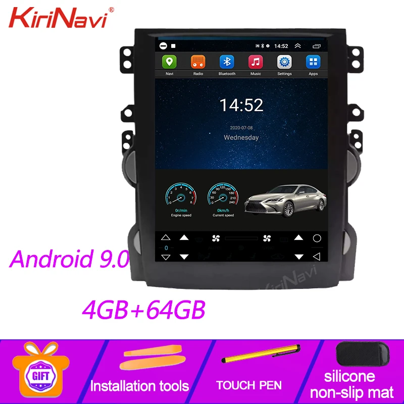 KiriNavi Telsa стиль вертикальный экран Android 9 0 dvd плеер автомобиля для Chevrolet Malibu авто GPS