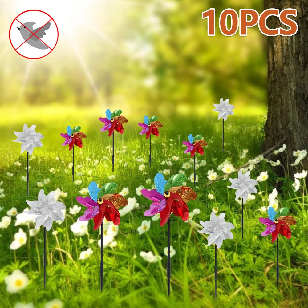 

Garden Yard Camping Windmill DIY Pinwheel Wind Spinner Ornament ABS
