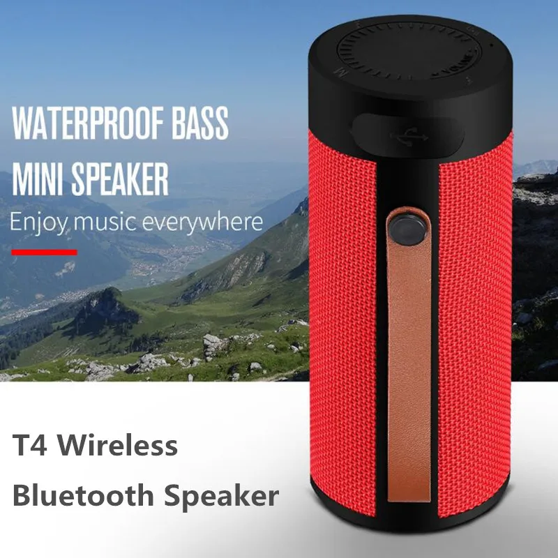 Finlemho T4 беспроводной динамик Bluetooth стерео USB открытый портативный