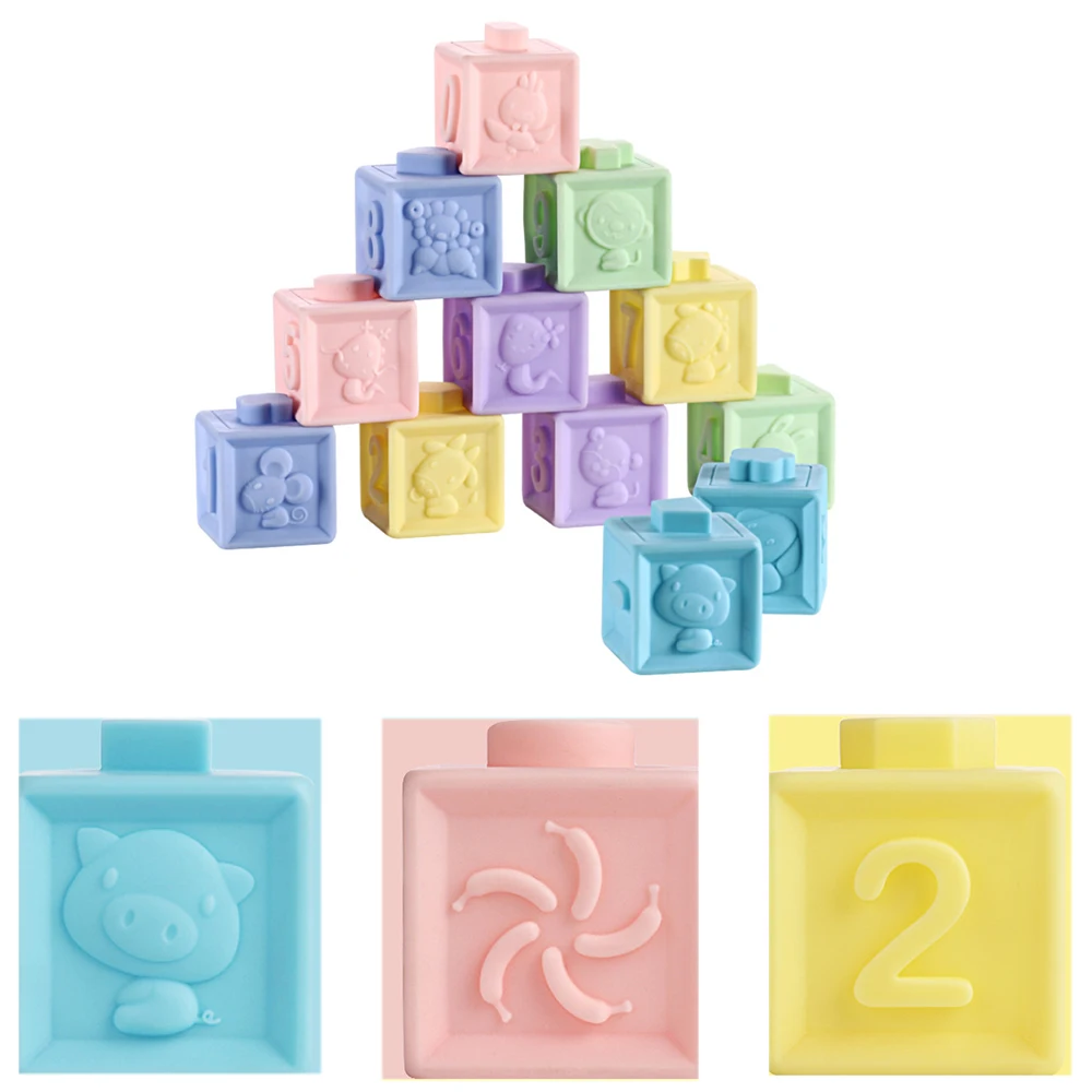 12 шт. 3D Строительные блоки для детей| |