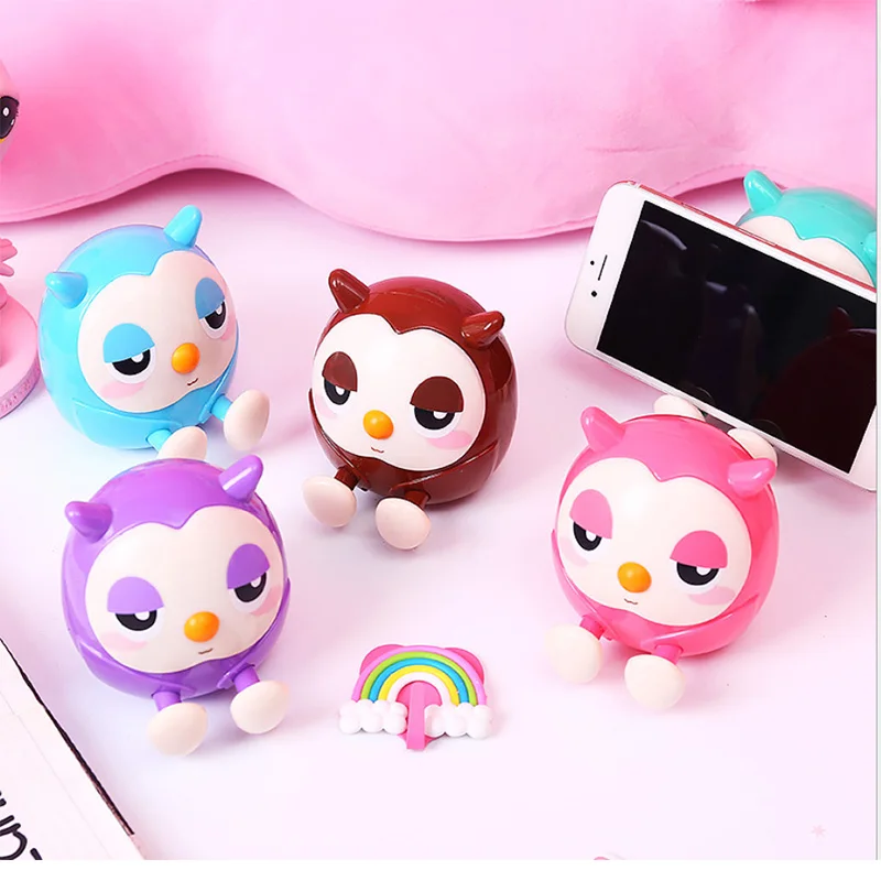 С милым рисунком кота планшет мобильный телефон держатель оранжевого котят