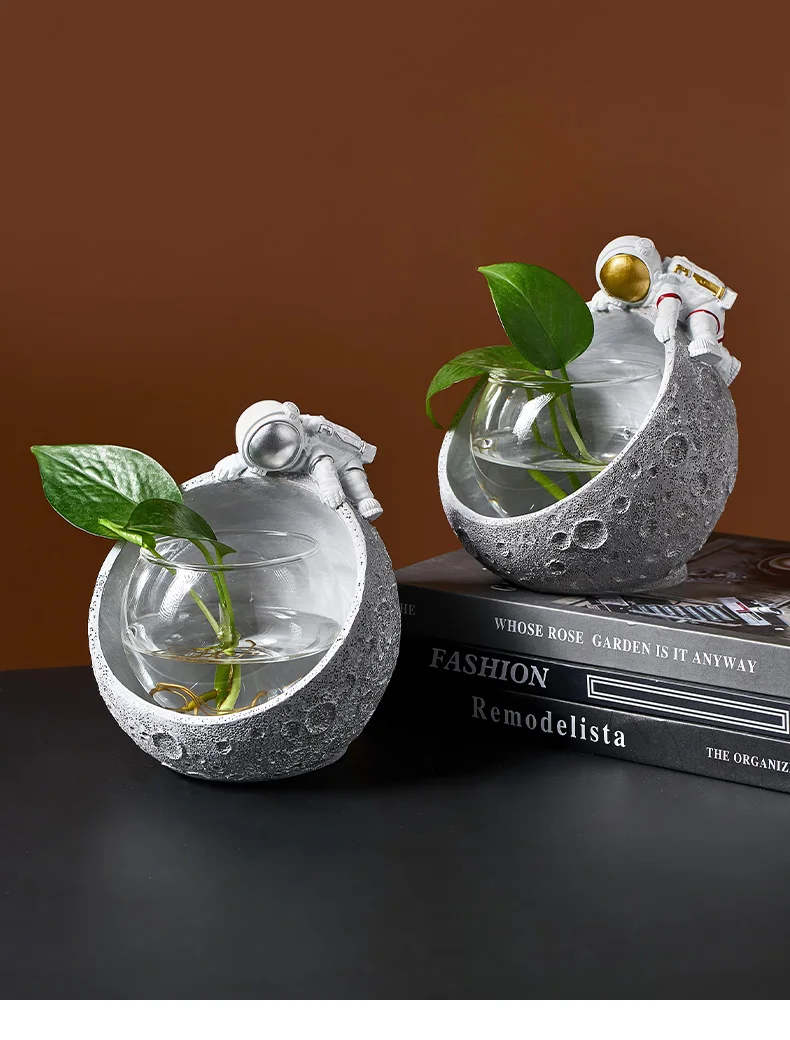 

Креативное корейское украшение для стеклянных растений, домашний астронавт, полимерные украшения для дайвера, вазы для гидропоники, офисны...