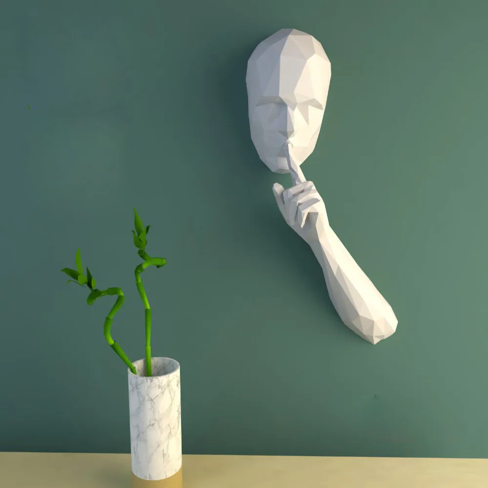 

Fashion Creative Trend Stickers Diy 3d Model Wall Decoration Manual Creative Wall Hanging Wall Decoration Pegatinas De Moda