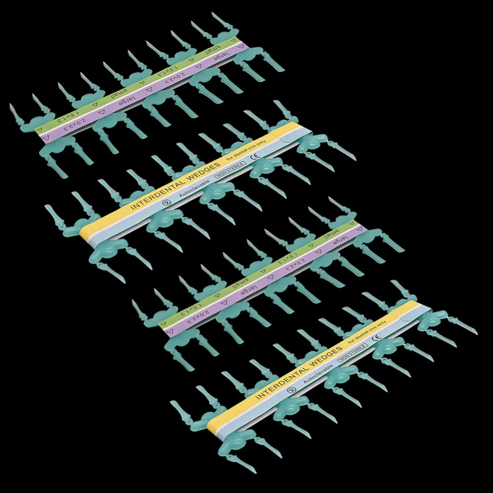 80 шт. стоматологические пластиковые межзубные клинья матрица Matrice Пластиковые