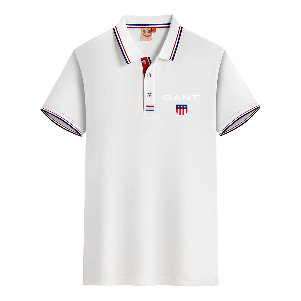 

New Polo Shirt Short Sleeve Summer Handsome Polo Shirt Tide Brand Fashion Men's Polo Shirt Men's Top ClothingNew Polo Shirt Shor