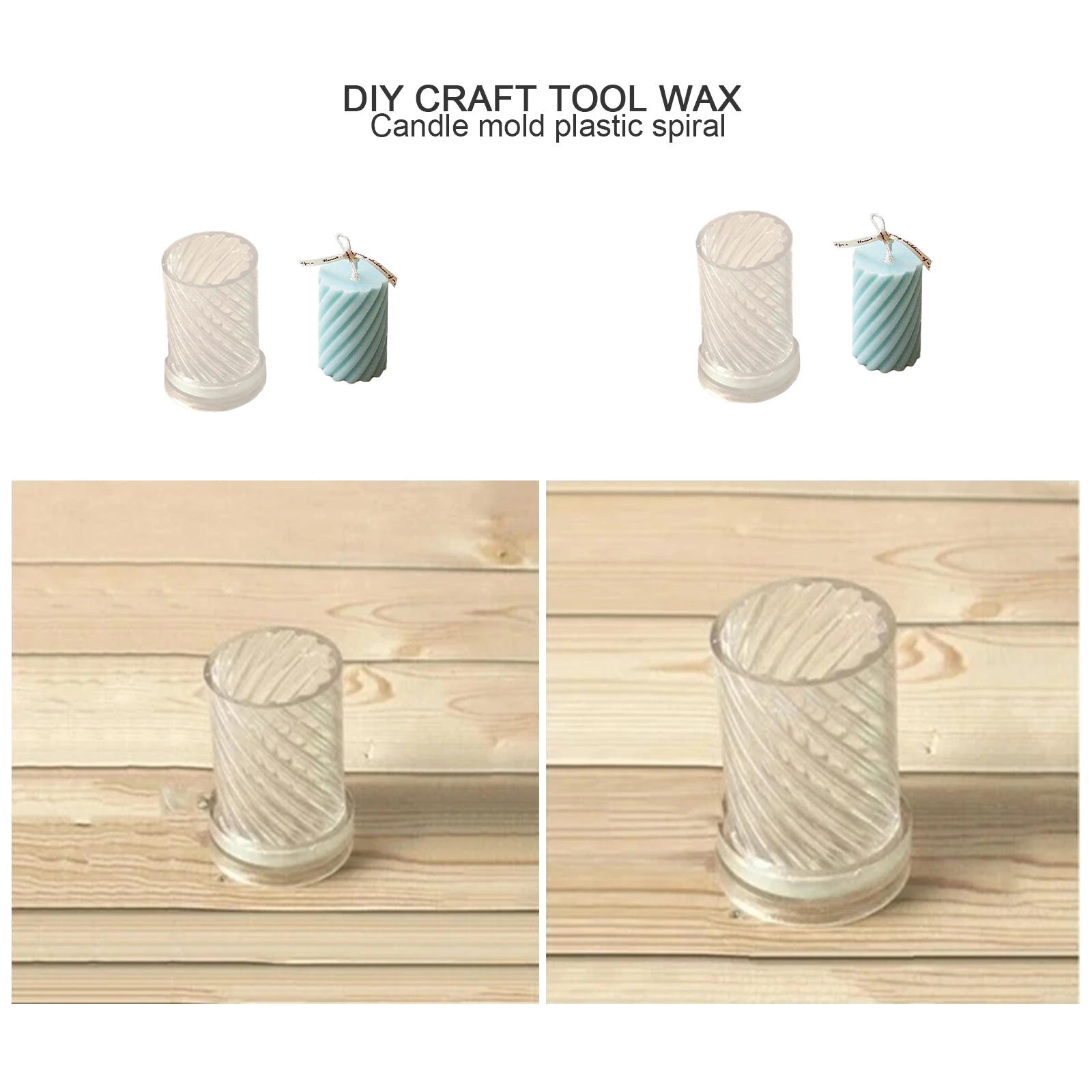 

DIY Aromatherapy Candle Mold for Candle Making Resin Mold Cylindrical 3D Acrylic Wax Cake Mold Home Craft Handmade Soap Supplies