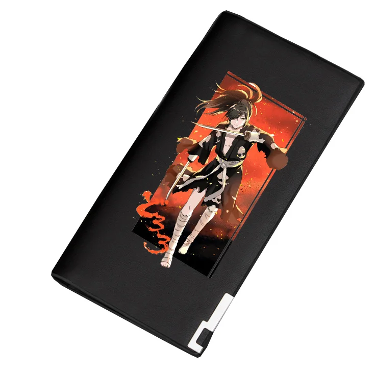 

Японский кошелек в стиле аниме Dororo hyakki maru с принтом унисекс, женский короткий кошелек, мужской длинный клатч