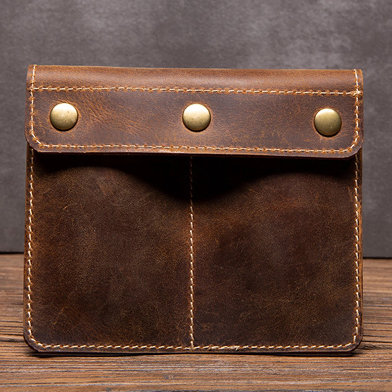 

Travel Leather Watch Case Bracelet Storage Bag Hand-sewn Accessories
