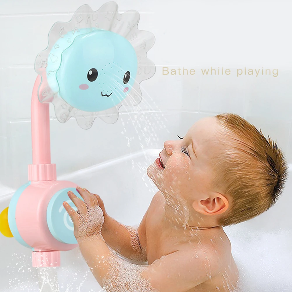 Детская забавная водяная игра игрушка для ванны ванна купания смеситель душа