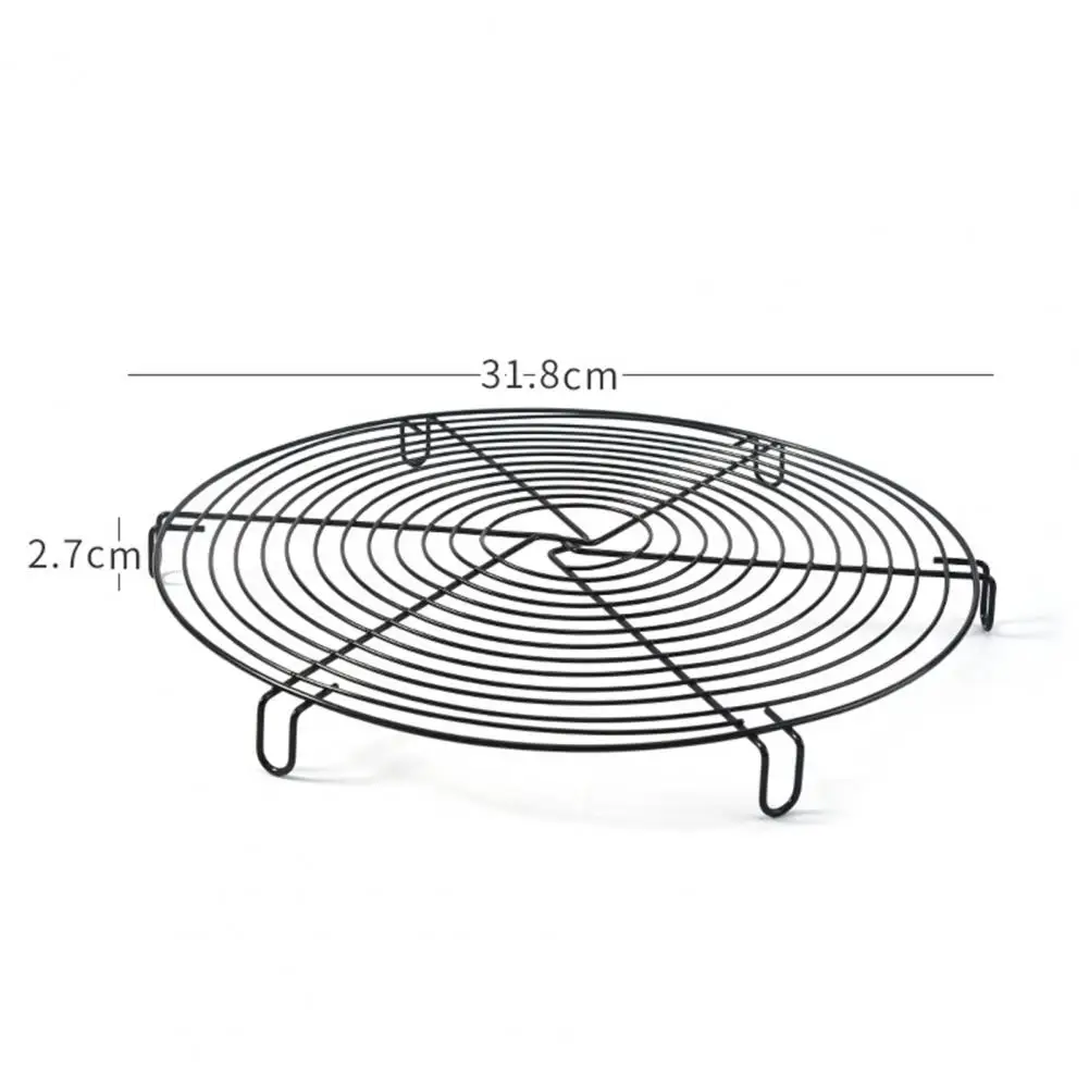 

Hot Sales!!! Round Cake Cooling Tray Rack Grid Net Bread Stand Tool Holder Shelf Bakeware