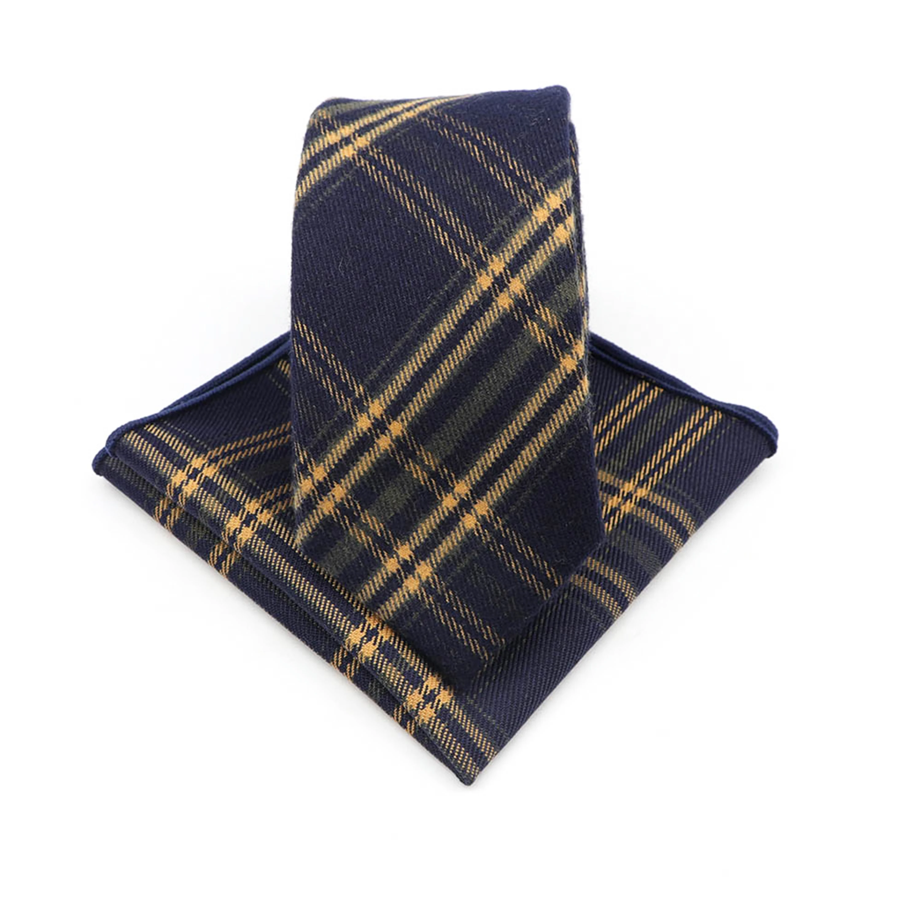 Модные хлопковые галстуки носовой платок набор для мужчин Классические