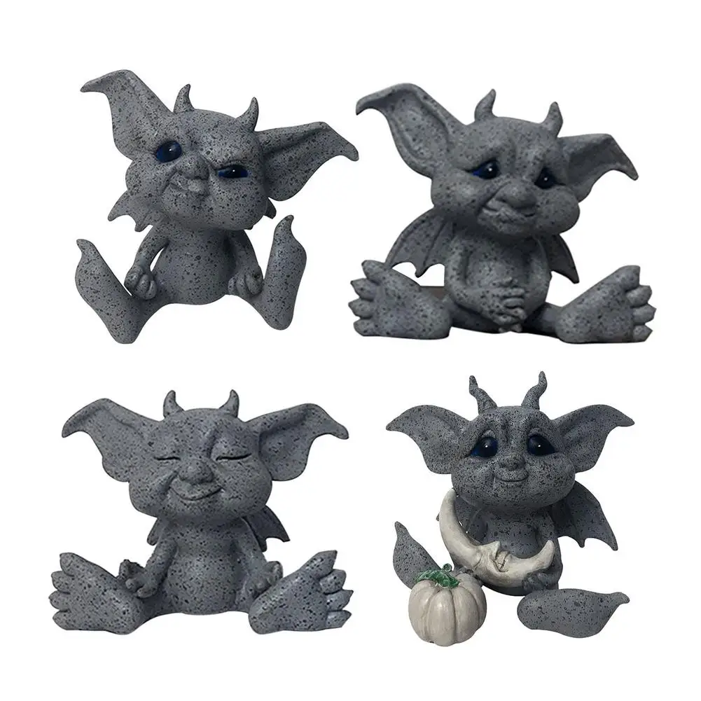 

Ugly Cute Fairy Garden Cute Garden Statue Durable Resin Ugly Little Monsters Statue Durable Resin Ugly Little Desktop Decoration